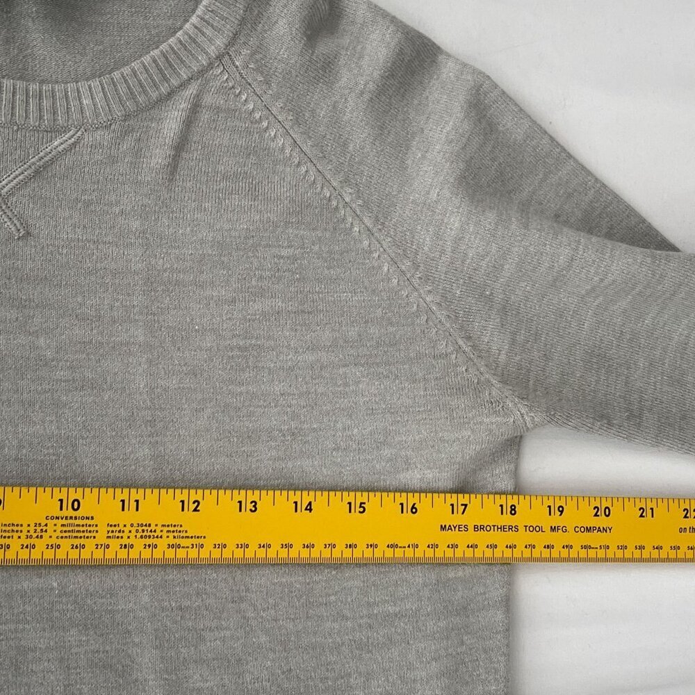 French Connection Light Gray Pullover Crewneck Lo… - image 8